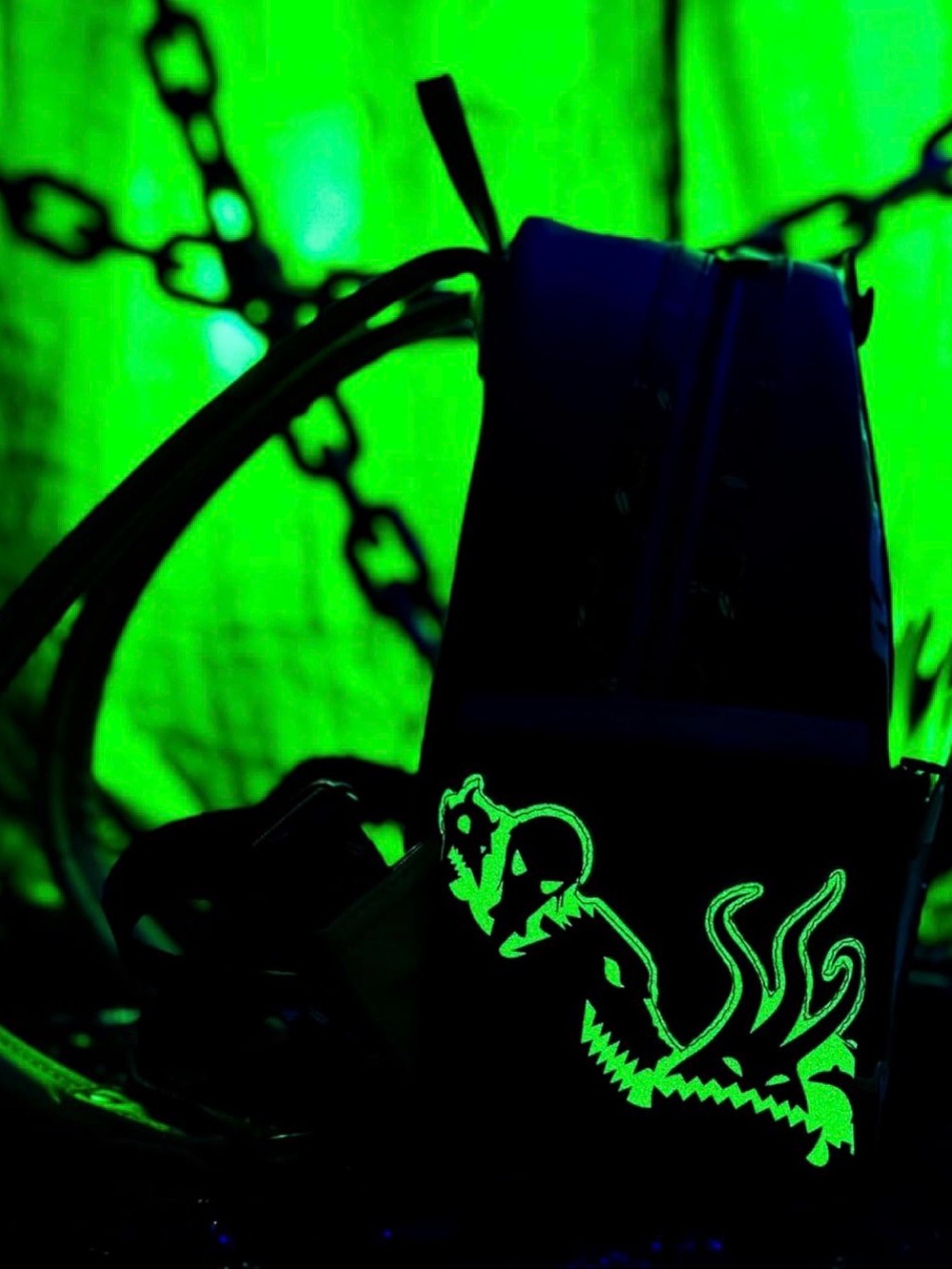 NEW OOGIE BOOGIE Lock Shock and Barrel NBC Light up & Glow in the Dark Backpack - Picture 5 of 7